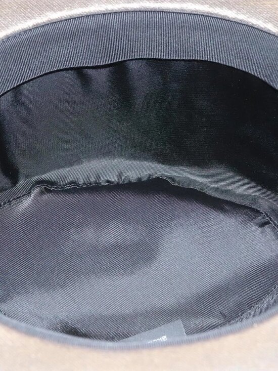 SAINT LAURENT Hat Canvas Gold Tone Auth main image 7